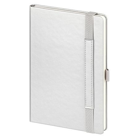 Ежедневник Альфа (Alpha) недатированный, серебро/серый