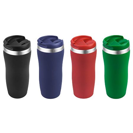 Термокружка SLIM SOFT COLOR 350мл. Черная 6030.08