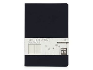 Скетчбук «Sketch & Art» 100 г/м2, soft-touch, цвет: черный