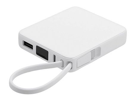 Внешний аккумулятор со встроенным кабелем USB-C «Дэнси», 5000 мАч