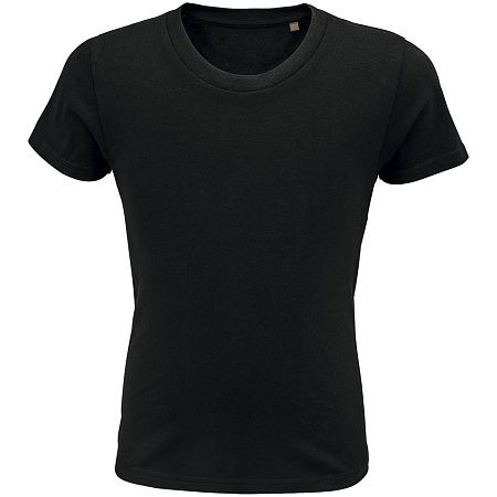 Футболка детская Pioneer Kids, черная, размер 4 года (96-104 см)