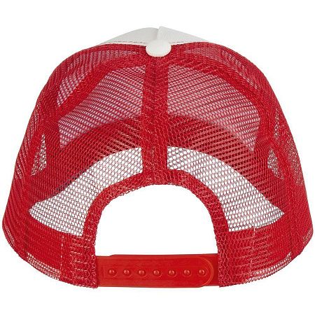 Бейсболка Blink, молочная с красным