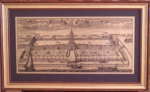 Гравюра "Лавра Александра Невского"