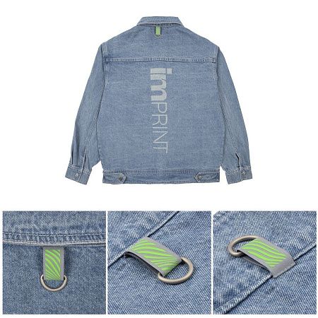 Куртка джинсовая O2, голубая, размер XS/S