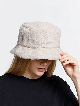 Панама Bucket двусторонняя утепленная, хаки с бежевым, размер S/M