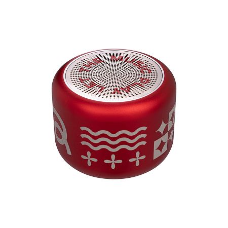 Беспроводная колонка Пэшн (Passion) 80dB 600 mAh (Bluetooth 5.0), красная