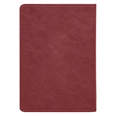 Ежедневник Urban Elegiya Ausone A5, бордовый с золотистым, недатированный, в полугибкой обложке