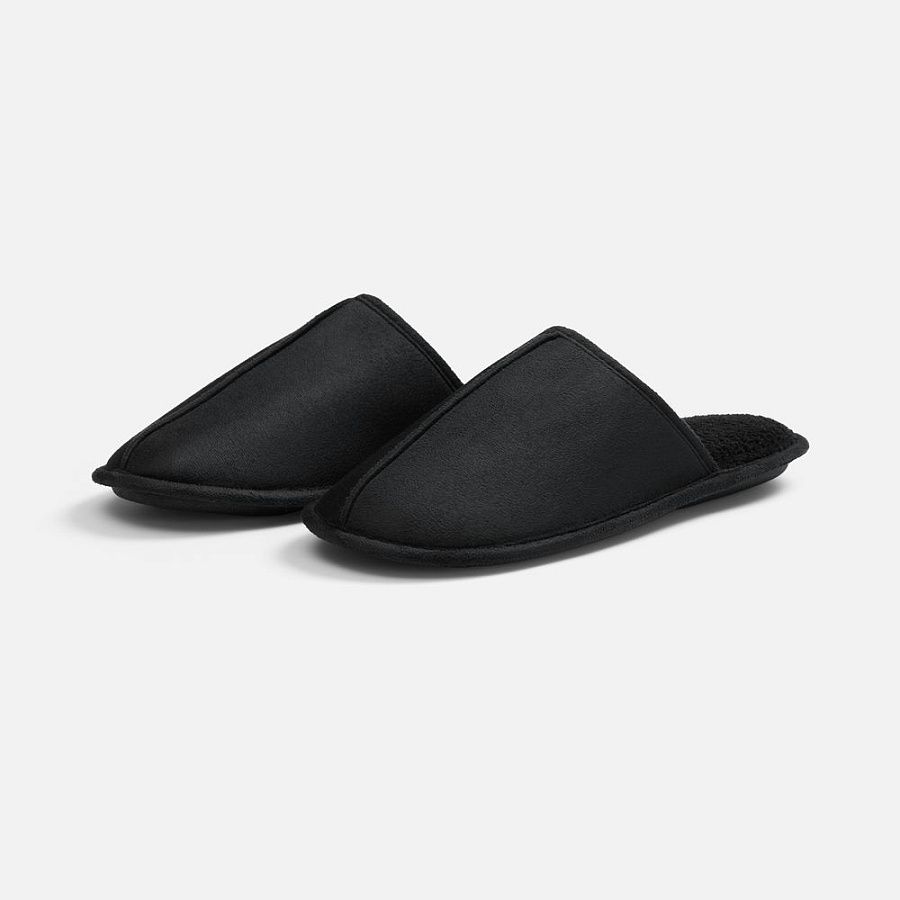 Тапочки домашние Norridge, черные, размер 37-39