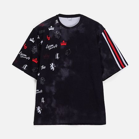 Футболка оверсайз Originelli Terry с полной запечаткой на заказ, размер M