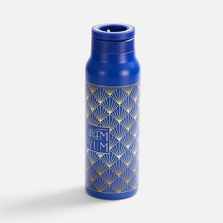 Термобутылка Magnus с магнитным держателем для телефона, синяя