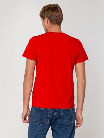 Футболка мужская T-bolka Stretch, красная, размер S