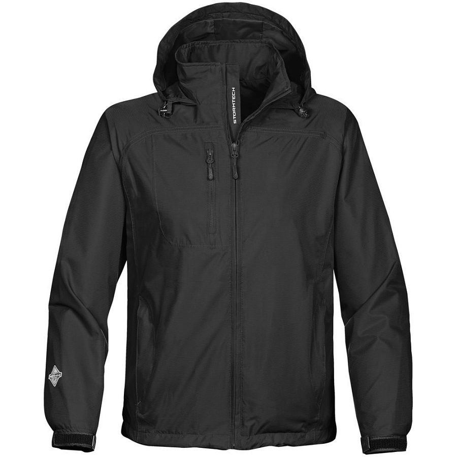 Ветровка мужская Stratus, черная, размер XXL