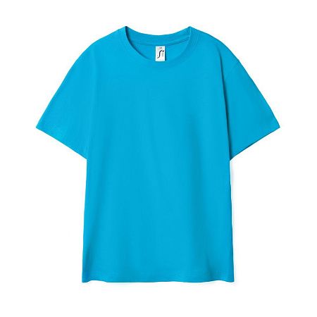 Футболка детская Regent Kids 150, бирюзовая, размер 4 года (96-104 см)