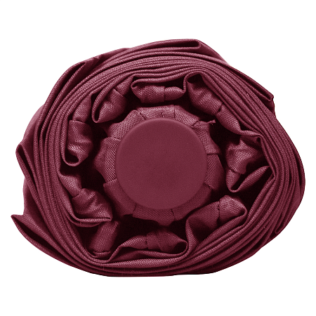 Зонт складной автоматический, Forest Lotus, диаметр 100 см, радиус 23 дюйма, 9 панелей, без подарочной коробки, бордовый