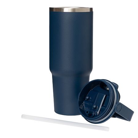 Термокружка вакуумная Монтана (Montana), синяя