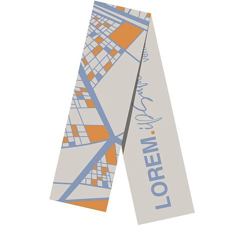 Шарф Tricksy Classic Net, XXL на заказ, полушерсть