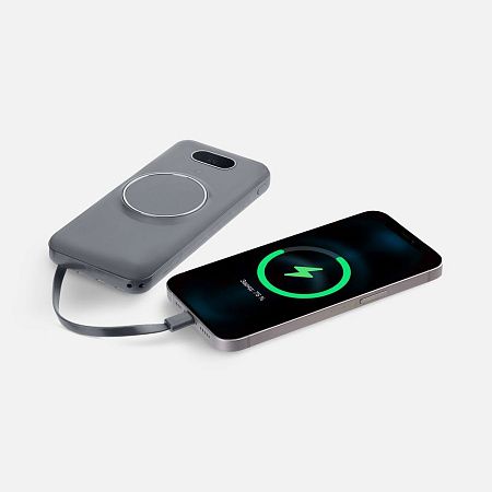 Аккумулятор Omni Qi 10000 мАч, ver.2, серый