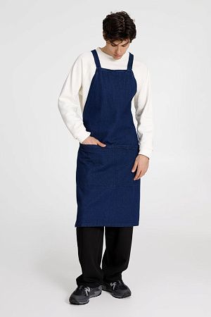 Фартук джинсовый E2, синий