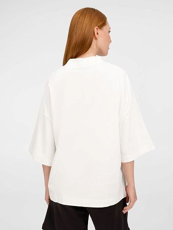 Футболка оверсайз унисекс T9, молочно-белая, размер XL/2XL