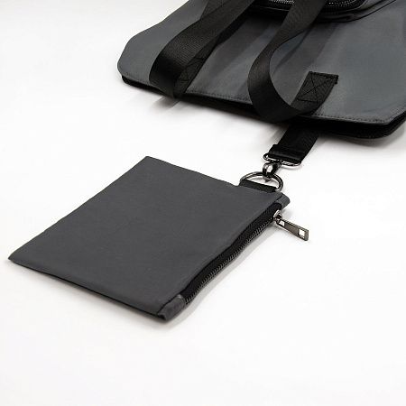Шоппер Superbag Pocket, с внутренним креплением (карабин) и чехлом для мелочей