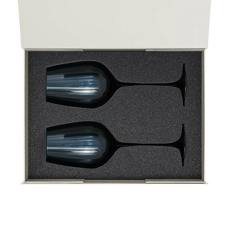 Подарочный набор 2 бокала для вина Тоскана (Toscana) в серой коробке