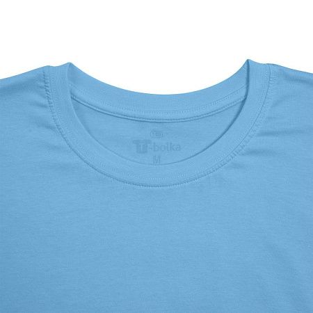 Футболка унисекс T-bolka 140, голубая, размер XXL