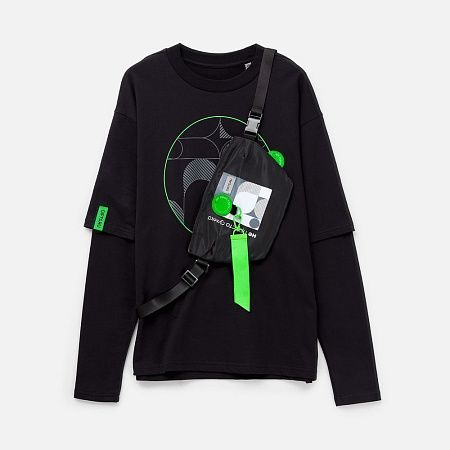 Поясная сумка W1, черная