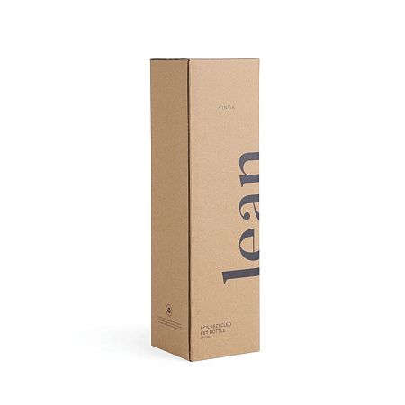 Бутылка для воды VINGA Lean из rPET RCS, 800 мл