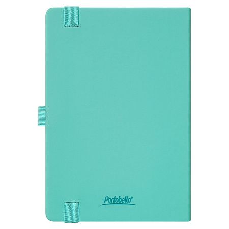 Ежедневник Альфа (Alpha) недатированный, серый/бирюзовый