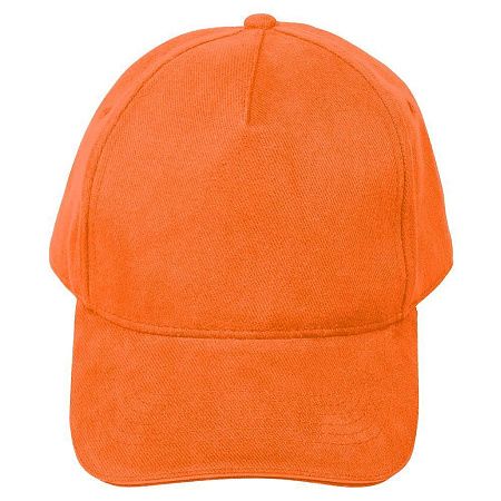 Кепка 5- панельная Oxford 300, c оранжевым сендвичем, оранжевая