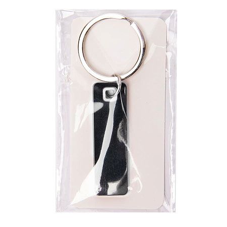 Брелок TONER STICK; 5,28 x 1,6 x 0,42 см; белый; металл/пластик