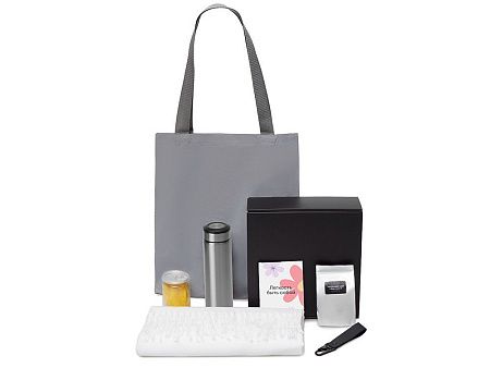 Подарочный набор «Re:f. Walk» с палантином, шоппером и термосом