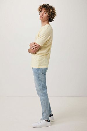 Футболка Iqoniq Brett из переработанного хлопка AWARE™, унисекс, 180 г/м²