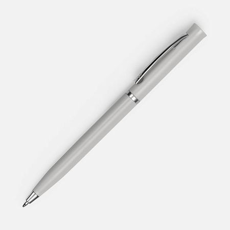 Ручка шариковая Euro Chrome, серая