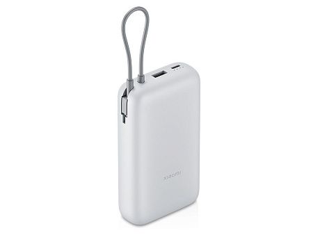 Внешний аккумулятор с встроенным кабелем Xiaomi Power Bank (Integrated Cable), 20000 мАч