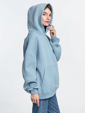 Худи Kulonga Oversize, серо-голубое, размер XL/2XL