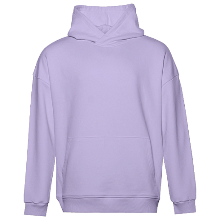 Худи унисекс STAN оверсайз футер без начёса 350, 66, Цифровая лаванда,  (45)  (50/L)