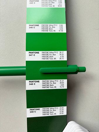 Ручка шариковая Sumatra, пластиковая, зеленая