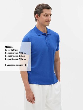 Рубашка поло мужская Prescott Men 170, ярко-синяя (royal), размер 3XL