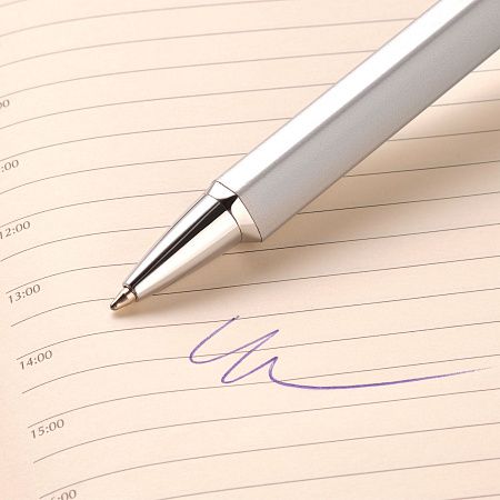 Шариковая ручка Пента (Penta), серебро