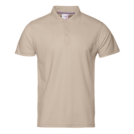 Рубашка поло унисекс STAN хлопок/полиэстер 185, 104, Песочный бежевый,  (541)  (54/XXL)