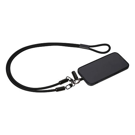 Кабель-ланьярд Волтрикс (Voltrix), черный