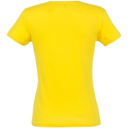 Футболка женская Miss 150, желтая, размер M