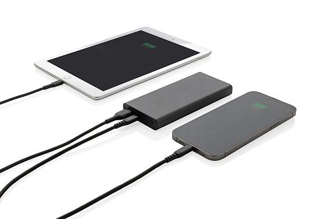 Внешний аккумулятор Terra из переработанного алюминия RCS с быстрой зарядкой, 18 Вт, 10 000 мАч