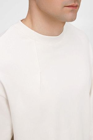 Свитшот унисекс Sinkopa, молочно-белый, размер XL/2XL