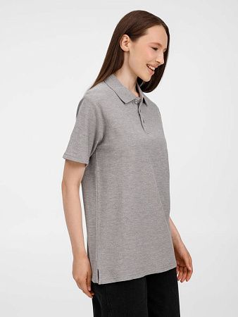 Рубашка поло унисекс Tervise, серый меланж, размер 3XL