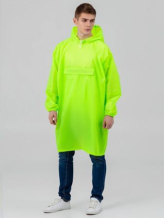 Дождевик-анорак Alatau, желтый неон, единый размер