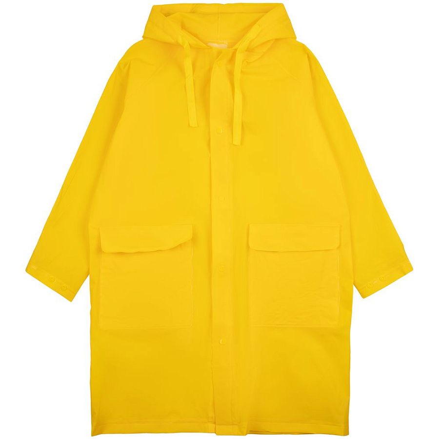 Дождевик детский RainDrop Kids, желтый, размер 12 лет (142-152 см)