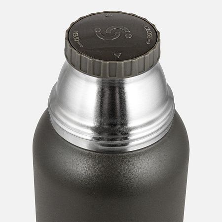 Термос Relaxika 1000 со стикерпаком, хаки