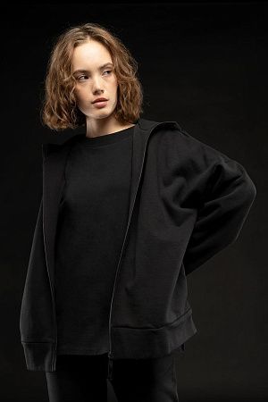 Футболка унисекс оверсайз T3, черная, размер XL/2XL